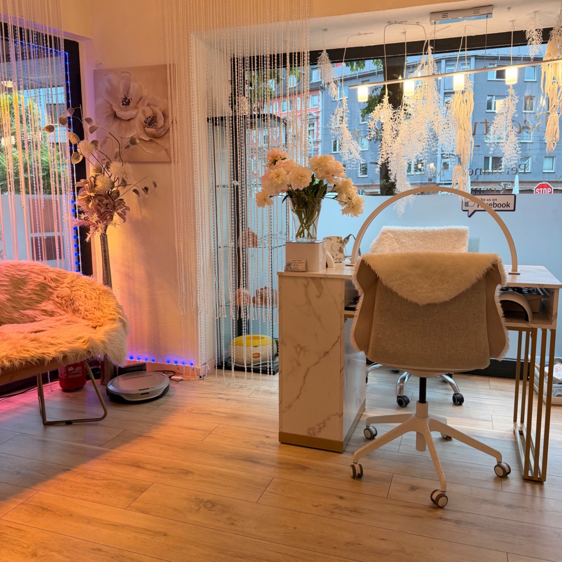 Arbeitsplatz im Beauty Cocktail Kosmetikstudio Düsseldorf